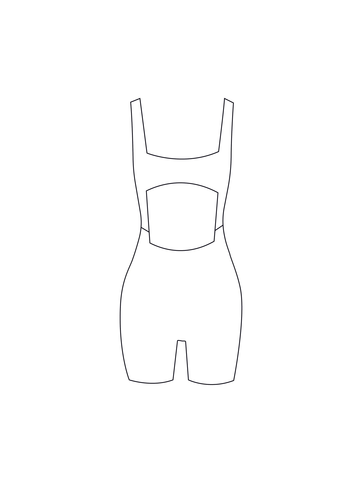 Custom cut out unitard