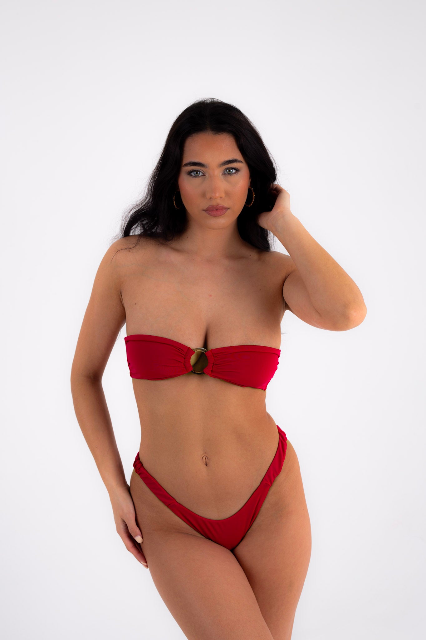 Ring bandeau - deep red