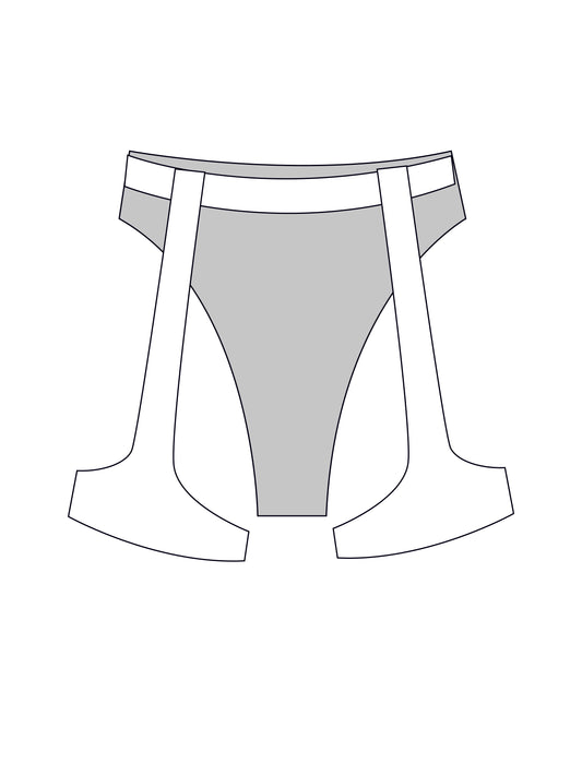 Custom suspender belt