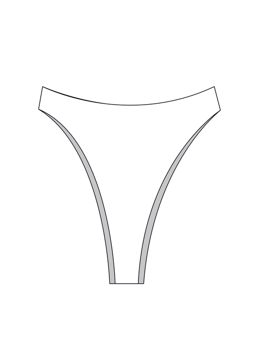 Custom high leg bikini bottoms