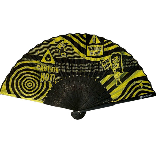 FNKY fan - Hot stuff (yellow and black)